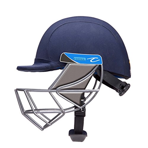 Image of Forma Steel Pro Axis Cricket Helmet with Mild Steel Grill (Blue, L-XL, 59-62)