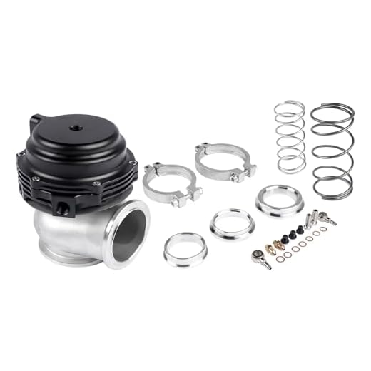 Flynsu 44mm External Water Cooled Turbo Wastegate for Universal MVR V-Band Flange Turbo
