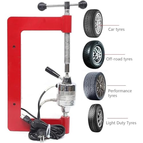 Vulcanizador de neumáticos para automóvil, herramienta de reparación de vulcanización de neumáticos con 8 moldes, kit de esparcidor de neumáticos de altura ajustable para coche y camión