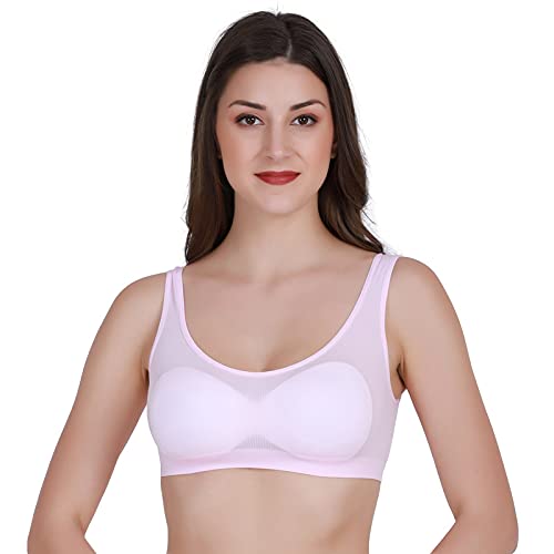 amour secret Women's Nylon Non Padded Wire Free Sports Bra-picture-32
