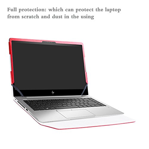 Alapmk Protective Case Cover For 14" HP EliteBook 840 G5 G6/EliteBook 745 G5 G6/ZBook 14u G5 G6 Laptop(Note:Not fit EliteBook 840 745 G4 G3 G2 G1/ZBook 14u G4/ZBook 14 G2/ZBook 14 G1),Red