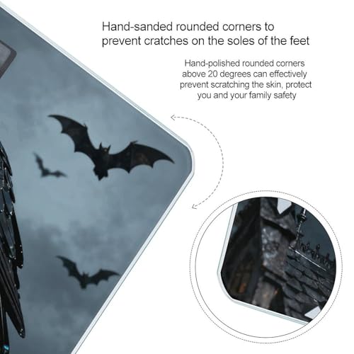 Báscula digital Obsidian Raven Tower para baño miniatura 4