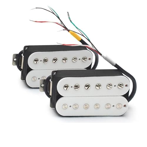 エレキギターピックアップ エレキギターピックアップ N-50 7-8K/B-52 8-9K ハムバッカー アルニコ II ピックアップ ダブルコイルピックアップ ギターパーツ(B+N C)