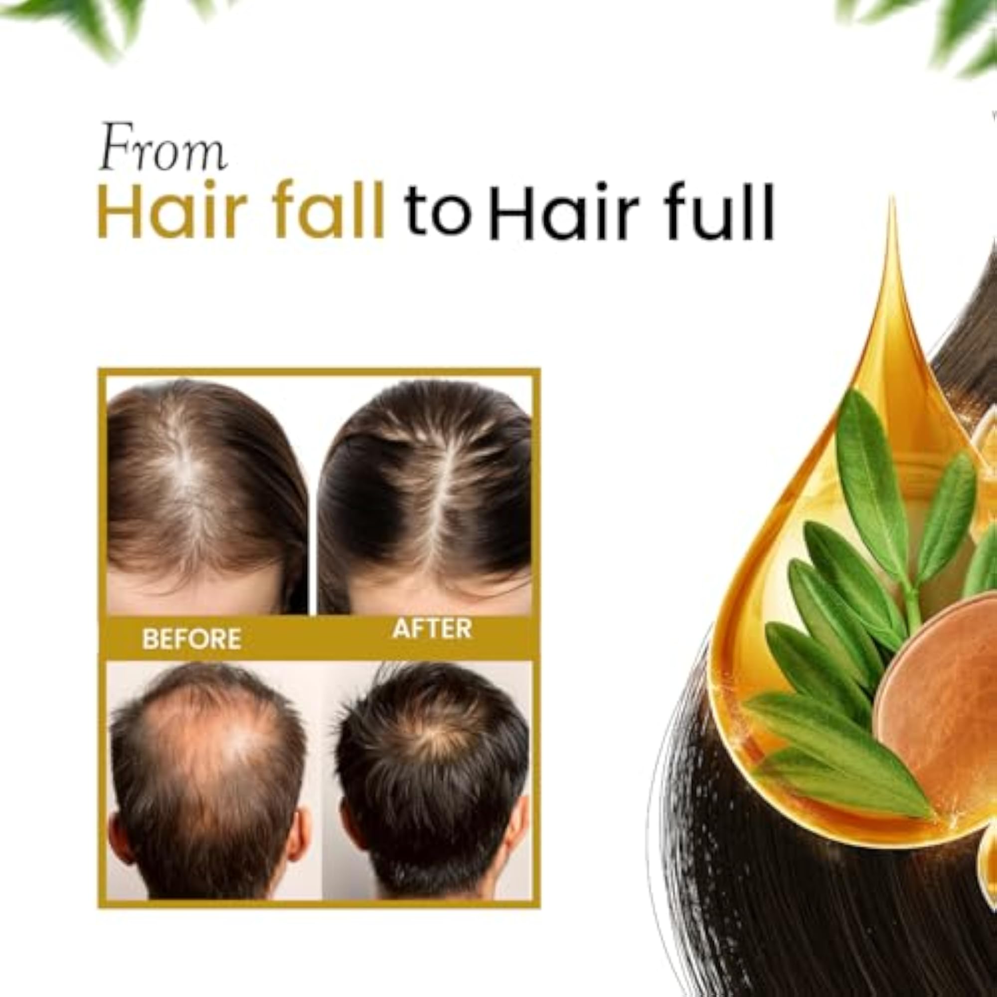 Herbal Hair Oil for Growth & Dandruff Care
