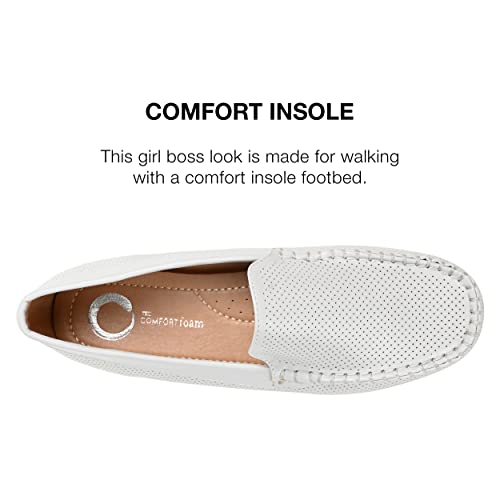 Image of Journee Collection Wide Width Halsey Loafers in Light Grey