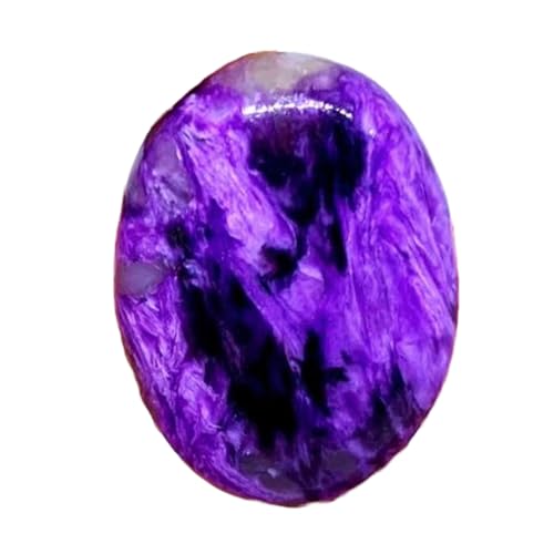 Charoite naturelle cabochon ovale 29x20mm pierre précieuse pour fabrication bijoux