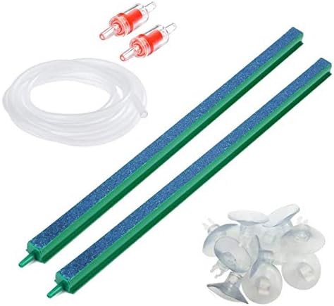 2-Pack Aquarium Air Stone Bars (16-Inch) – Mineral Bubble Stone For Fish Tanks & Hydroponics