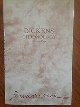 Hardcover Dickens Chronology [Large Print] Book