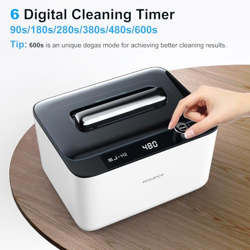 Hogance Ultraschallreinigungsgerät Ultraschallreiniger 900ML/50W, 45kHz Digitaler Ultraschallgerät...