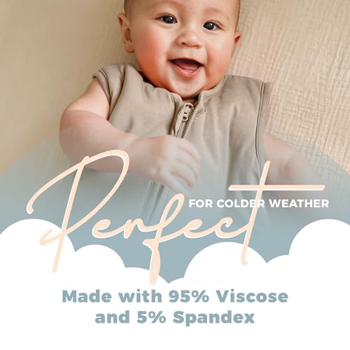 Image of Sleeveless Soft Baby & Toddler Sleeping Sack, Breathable with Adjustable Feet Cuffs & Anti-Slip Grip