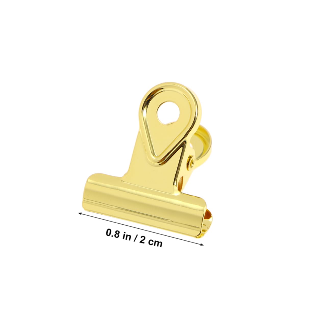 SHINEOFI 30pezzi Clip Metalliche Placcate Per Documenti Fermacarte Rame Color Per e Casa Per e Documenti e