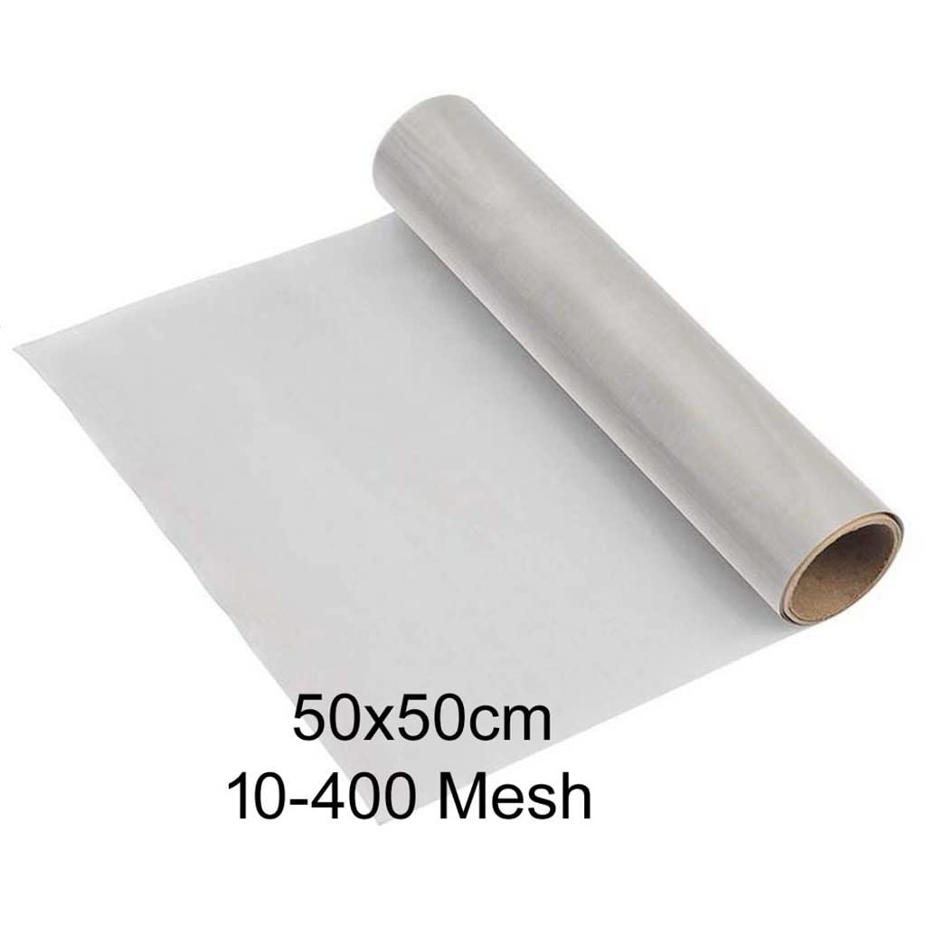 50 x 50 cm 304 in acciaio inox tessuto filo filtro – 16 maglie (foro 1,4 mm) – filtro industriale per filtrazione in applicazioni chimiche alimentari e acqua