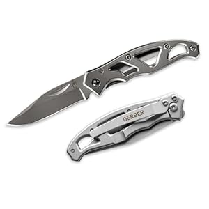 Gerber Gear Paraframe Mini Pocket Knife, 2.2″ Fine Edge Small EDC Folding Knife with Safety Lock for Everyday Carry, Gifts for Men, Stainless Steel