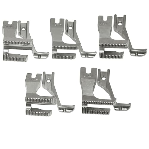 Set 5 Pies Piping Foot Compatible JUKI DU-141 DU-1181 miniatura 1