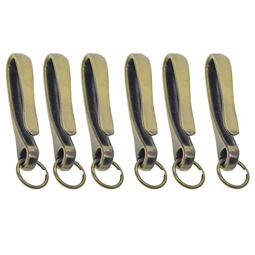 UGPLM 6x chaveiro criativo anzol de peixe DIY pingente de artesanato liga porta-chaves bolsa clipe d
