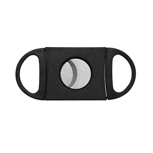 SCRUBY Rostfritt stål cigarrskärare metallkniv klassisk giljotin sax bärbar röktillbehör present till man cool pryl (B)