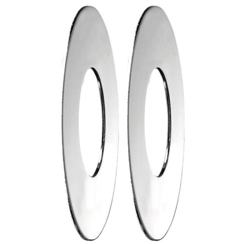 Delabie - Rosace chromée Plate pour Cache éclats 34x65 (la Paire) - DELRO2920342P