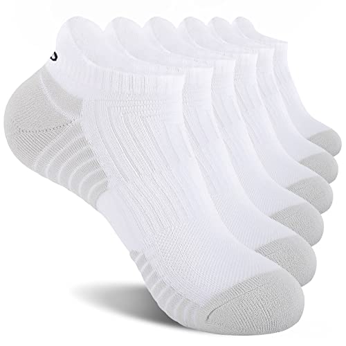 coskefy Running Socks Thick Cushion Ankle Socks Anti-Blister Cotton Trainer Short Athletic Sports Socks for Men Women 6 Pairs coskefy Running Socks Thick Cushion Ankle Socks Anti-Blister Cotton Trainer Short Athletic Sports Socks for Men Women 6 Pairs