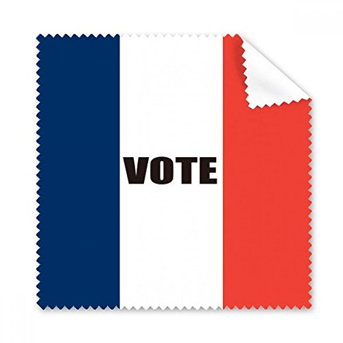Drapeau de la France chiffon lunettes en tissu essuie-écran 5pcs