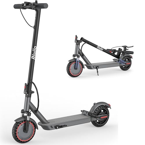 Image of Electric Scooter for Adults, Teens & Big Kids - 350W Motor, 19MPH Top Speed, 21 Miles Range, 8.5-inch Solid Tires, Lightweight Folding Electric Scooter for Commuting
