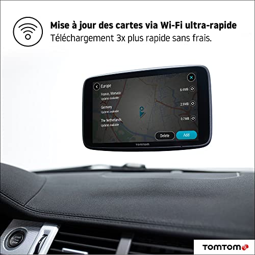 TomTom GPS Voiture GO Discover, 5 Pouces, Info Trafic, Alertes de Zones de Danger, Cartes Monde, Mise à Jour Rapide Via… - Image 3