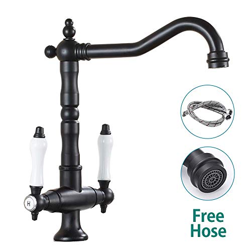 Robinet cuisine laiton bronze résistant aux taches eau