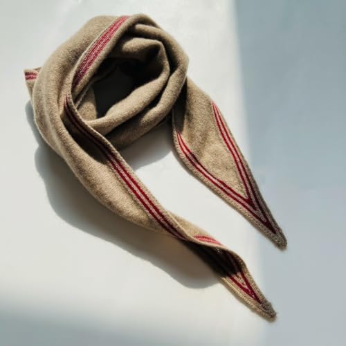 Knit Triangle Scarf for Women Head Scarf Neckerchief Old Money Aesthetic Accessories Streetwear Triangle Shawl4