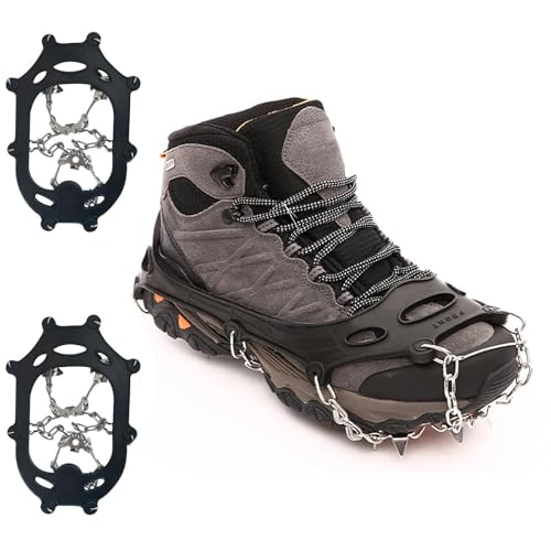 WLHFDC Ramponi per Scarponi con 10 Denti, Antiscivolo
