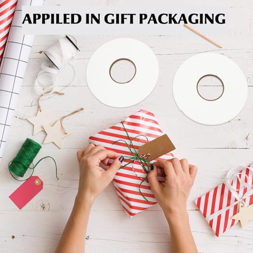 Image of Tatuo 2 Rolls Double Sided Foam Tape PE Foam Tape Sponge Soft Mounting Adhesive for DIY Craft Picture Poster Hanging(1 /4 Inch by 66 Feet,White)
