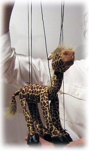 Giraffe 18" Animal Marionette