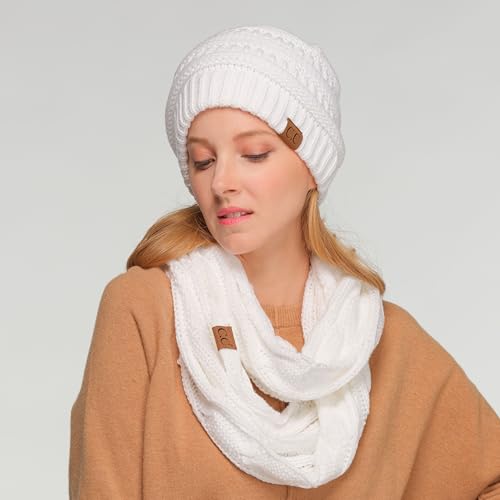 Image of Hatsandscarf CC Exclusives Solid Color Beanie Tail Hat for Adult (MB-20A)