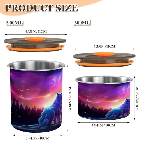 Contenedor Hermético de Acero para Café 500ml miniatura 2