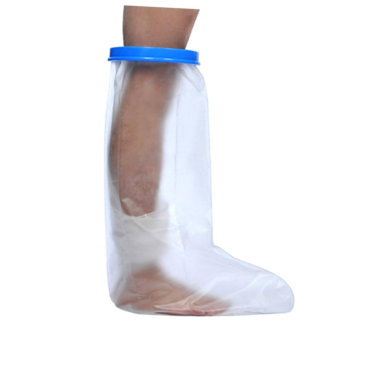 Healeved Beinbeutel aus Pvc für Erwachsene mit Verstellbarem Kordelzug Schützend vor Wasser Geeignet für Duschschutz bei Offenem Fußgips Zufällige Farbe