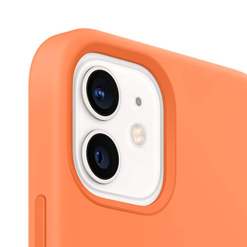 Image of Apple iPhone 12 and iPhone 12 Pro Silicone Case with Magsafe - Kumquat