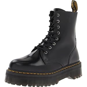 Dr. Martens 15265001 Jadon Polished Smooth, Scarpe Stringate Basse Brogue Uomo