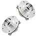 TRQ Front Left and Right Wheel Bearing and Hub Assembly Set 2 Piece Compatible with 2014-2023 Jeep Cherokee Without Off Road Package
