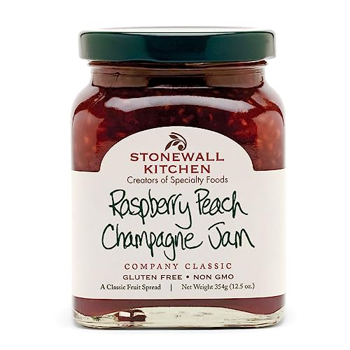 Confiture Raspberry Peach Champagne Stonewall Kitchen, l'atout de vos brunchs