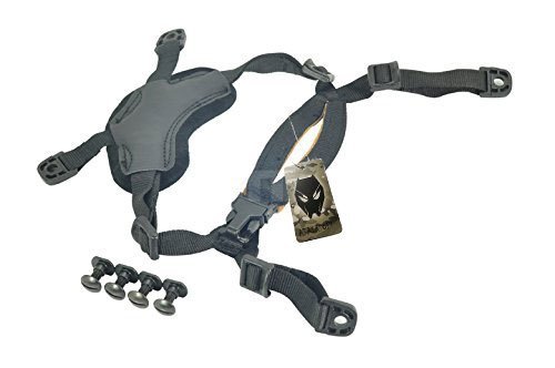ATAIRSOFT Helmet Chin Strap 4 Points General Suspension System with Bolts and Screws for Tactical Fast ACH MICH IBH Helmets
