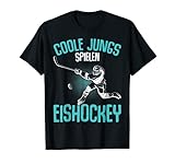 Coole Jungs spielen Eishockey Hockey Eishockeyspieler Jungen T-Shirt