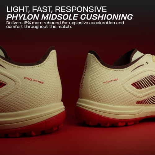Image of Nivia Ashtang 3.0 Turf Football Shoes for Men & Women, TPU Fusion Upper with 3D Embossed Grip, High-Performance Rubber Outsole for Turf Control & Speed