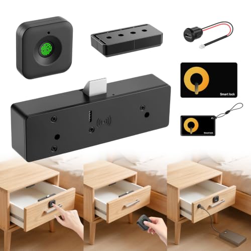 Smart Cabinet Lock, Hidden No Drill No APP Baby Proof