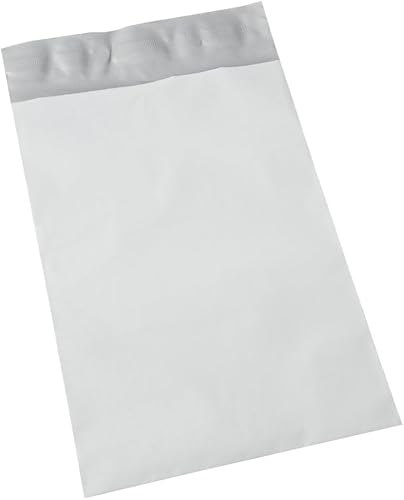 100 sobres EcoSwift de polietileno pequeños de 4 x 6 pulgadas, color blanco, tamaño #00, sobres autosellantes, bolsas de envío de plástico, 4 x 6