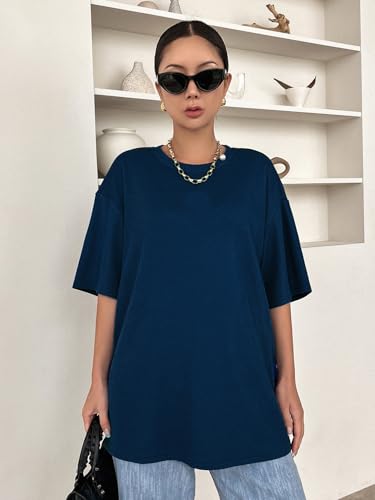 Image of Zilcon Women's Waffle Wool Knit Tops Dressy Business Casual T-Shirt Half Long Sleeve Fall Winter Summer Work Tops