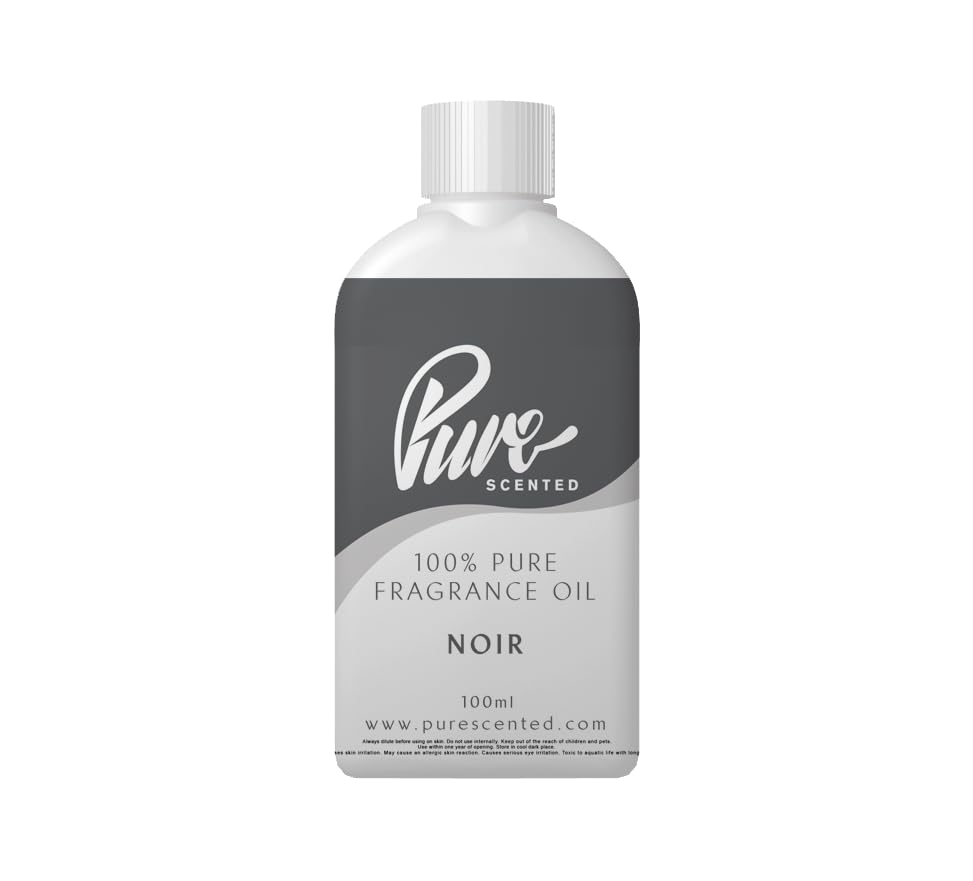 Pure Scented 100ml Fragrance Oil - Vegan & Cruelty-Free, for Candles, Soaps, Crafting, Diffusers, Cosmetics, Wax Melts & DIY Crafts (1 x 100ml, Noir) โ image 1