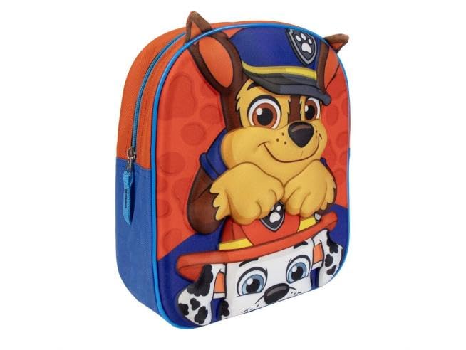 CERDÁ LIFE'S LITTLE MOMENTS Mochila Infantil 3D Aplicaciones Paw Patrol, Patrulla Canina Unisex niños, Azul, S
