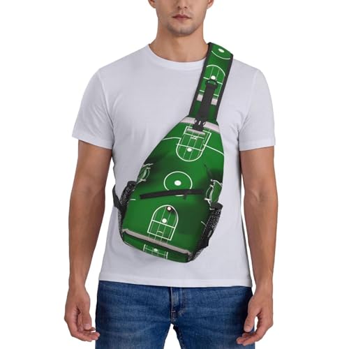 Mochila Urbana Cruzada Estampado Futbol Verde miniatura 7