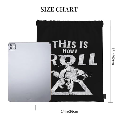 Jiu Jitsu For Bjj Lovers Drawstring Backpack Gym Sack Sports String Bag Drawstring Sackpack For Women Men4
