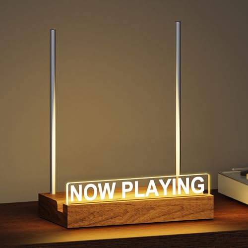 Support vinyle Now Playing lumineux idée cadeau originale pour audiophile - 2