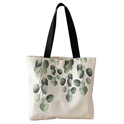 Women canvas Tote Bag for Women Shoulder Bag with zipper Work Beach Travel and Shopping Grocery Bag