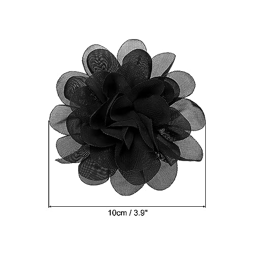 PATIKIL 3.9" Chiffon Flowers - Image 2